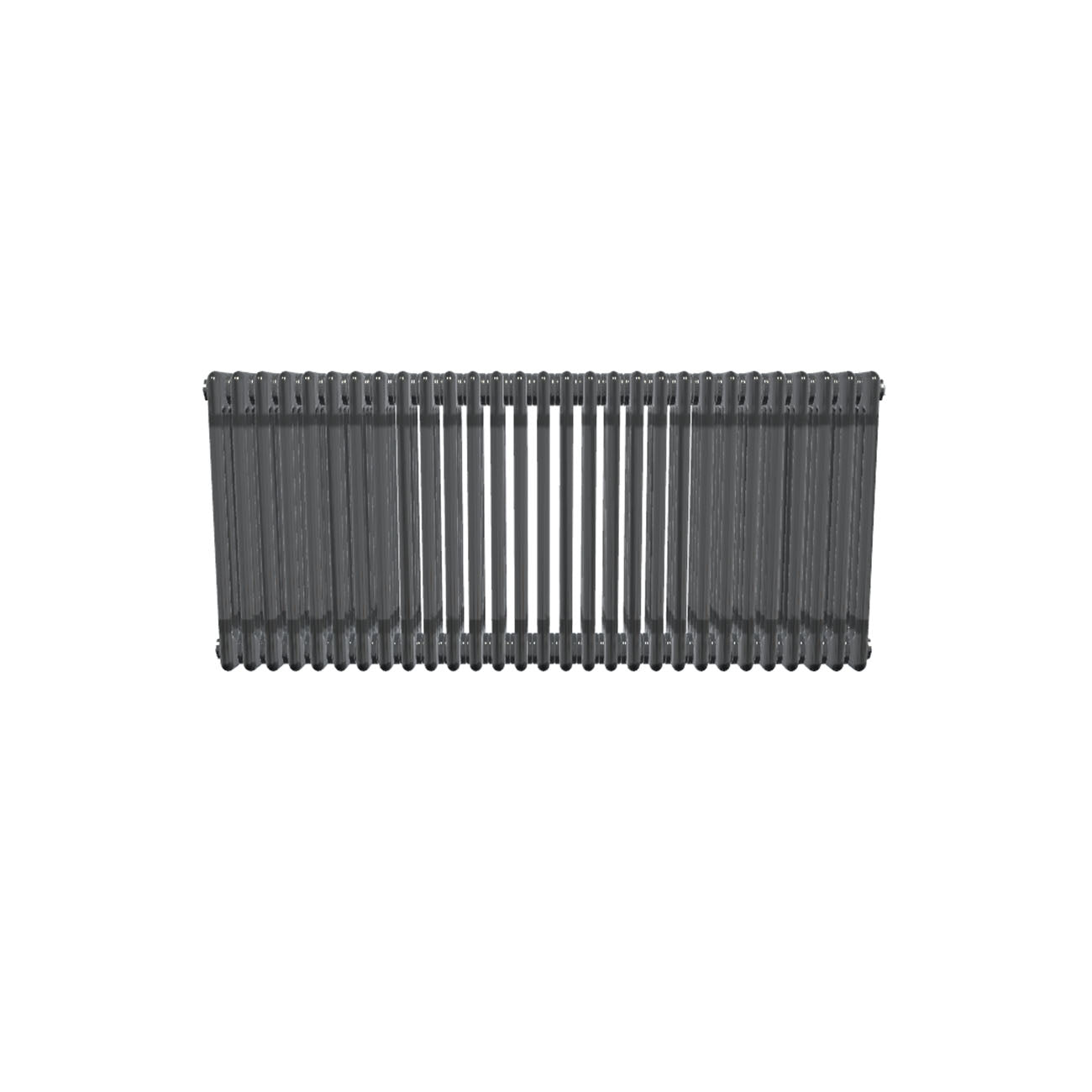 Bircham - Raw Metal Column Radiator H600mm x W1331mm 4 Column