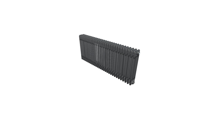 Bircham - Raw Metal Column Radiator H600mm x W1376mm 4 Column