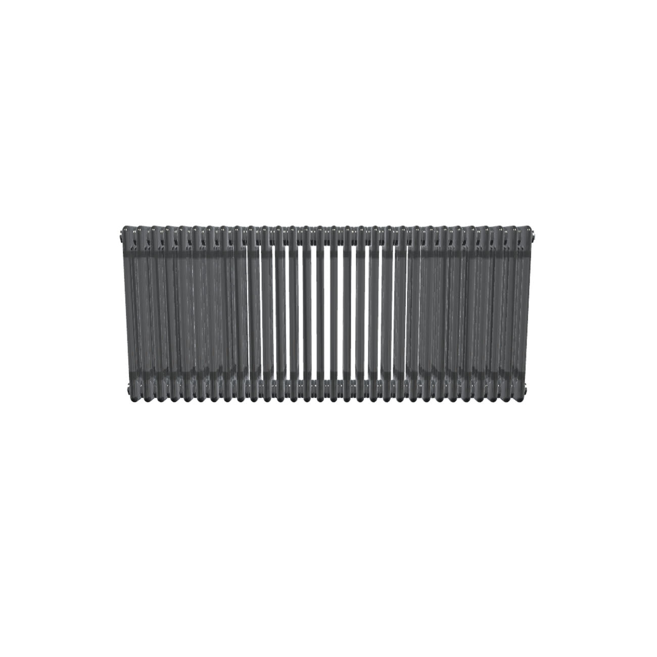 Bircham - Raw Metal Column Radiator H600mm x W1376mm 4 Column