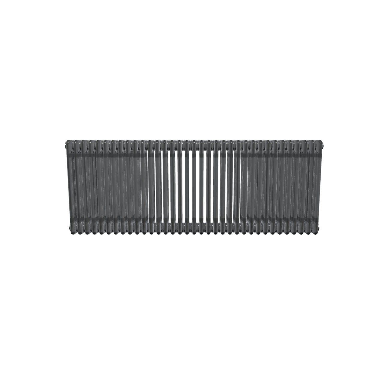 Bircham - Raw Metal Column Radiator H600mm x W1601mm 4 Column - Feet Included