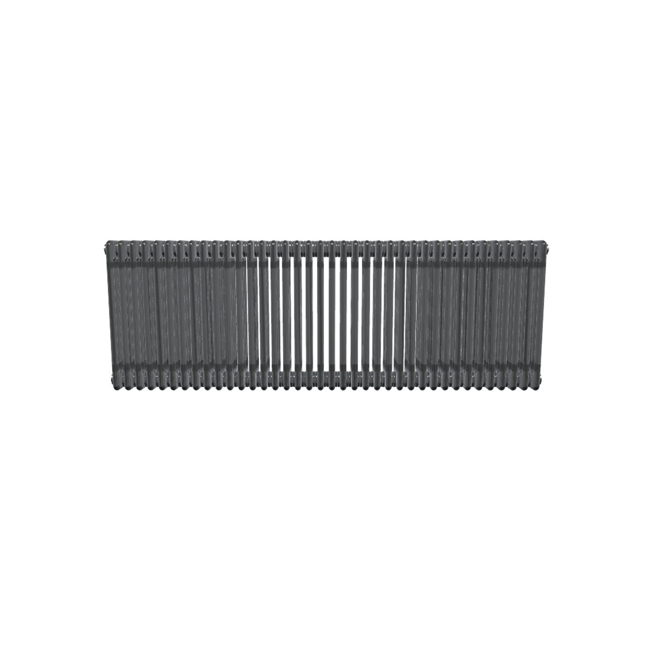 Bircham - Raw Metal Column Radiator H600mm x W1736mm 4 Column