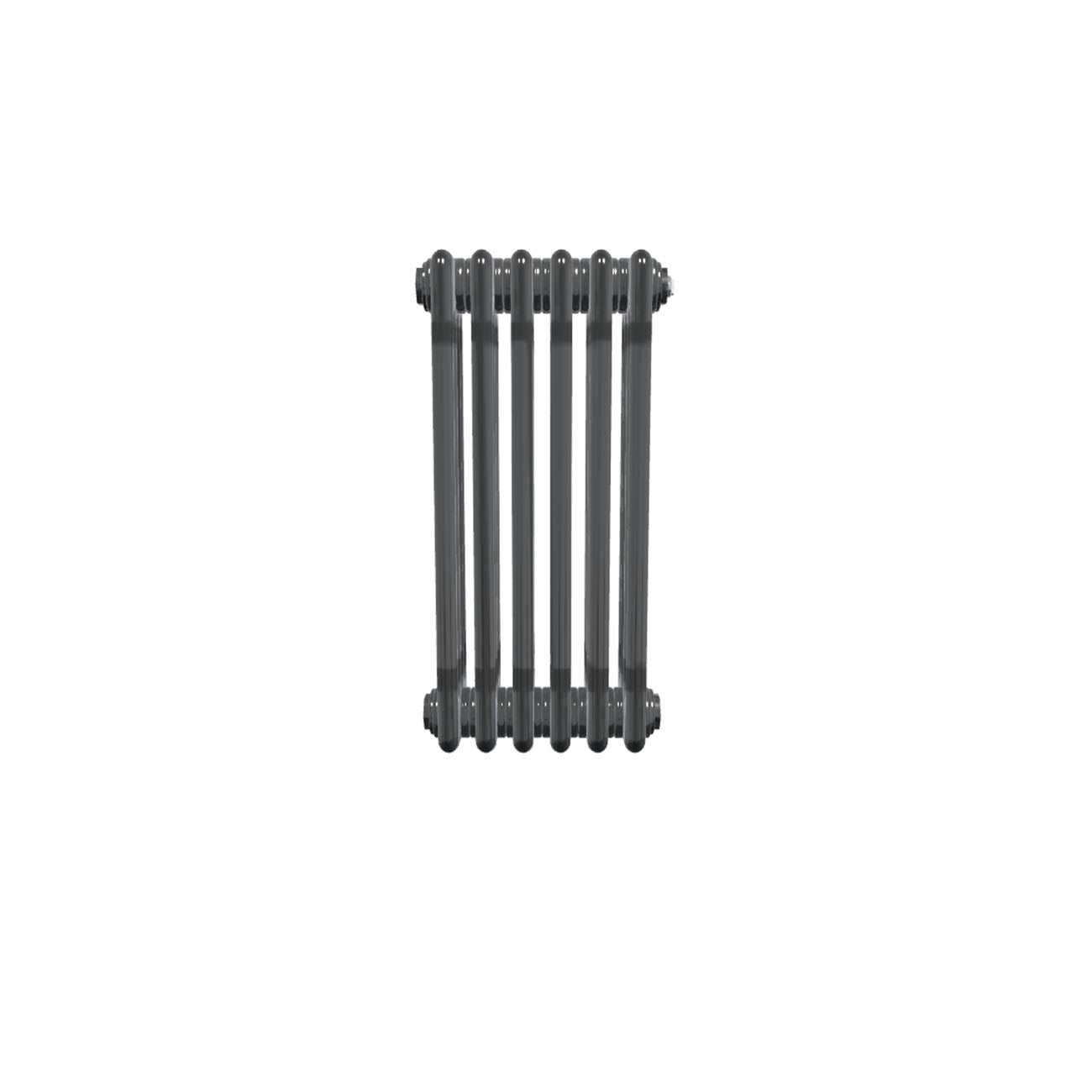 Bircham - Raw Metal Column Radiator H600mm x W296mm 4 Column