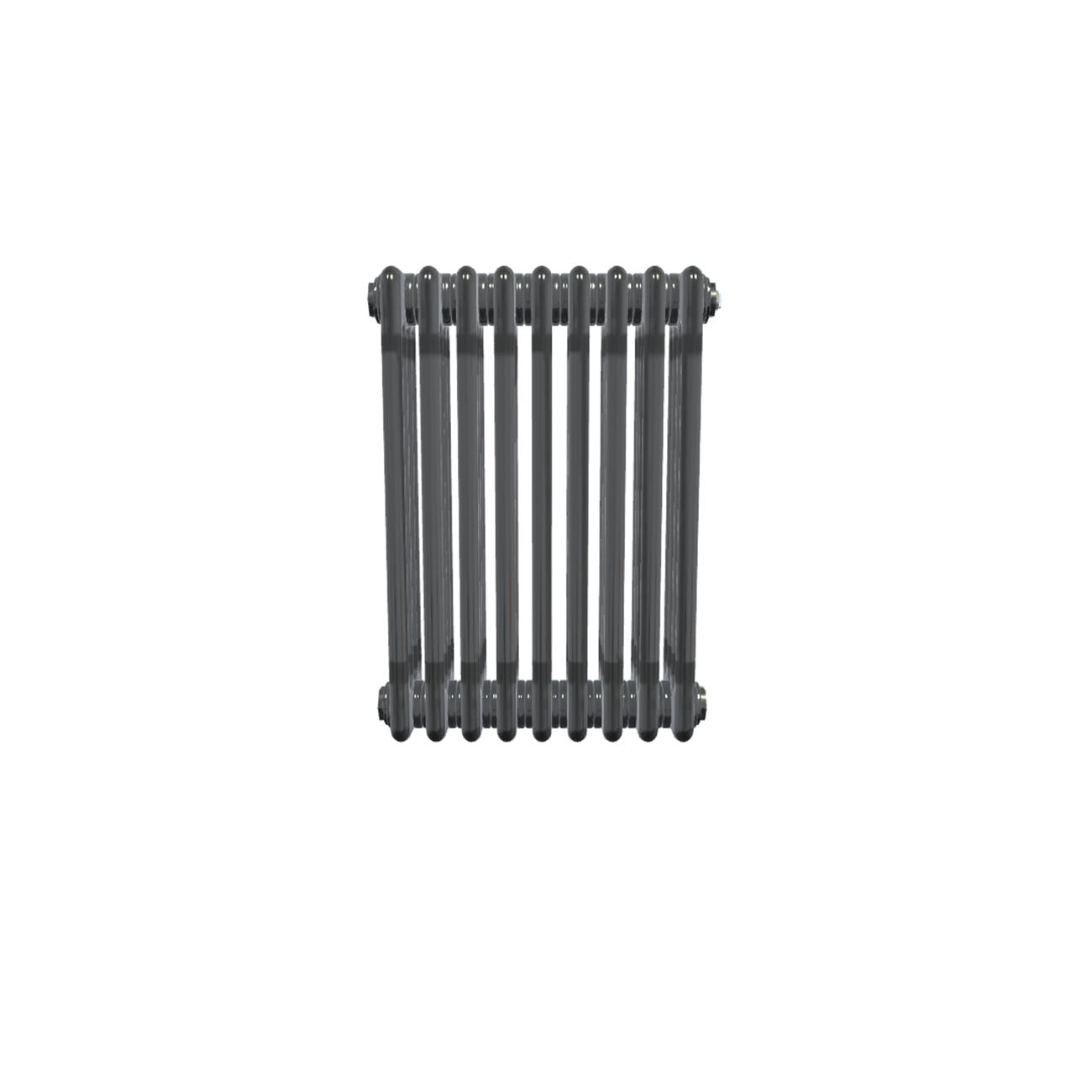 Bircham - Raw Metal Column Radiator H600mm x W431mm 4 Column