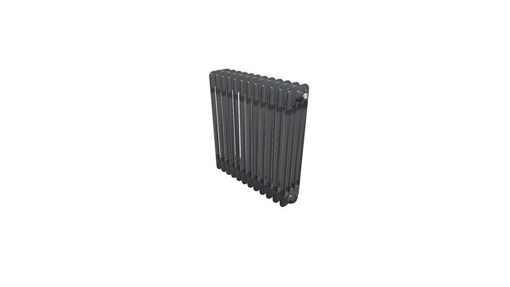 Bircham - Raw Metal Column Radiator H600mm x W566mm 4 Column