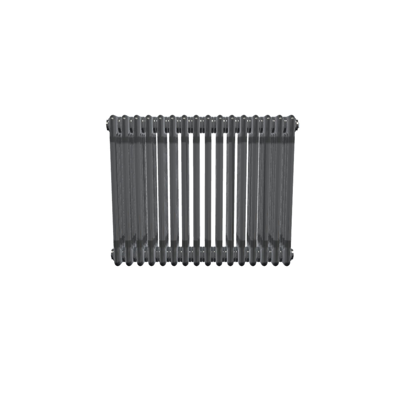 Bircham - Raw Metal Column Radiator H600mm x W746mm 4 Column