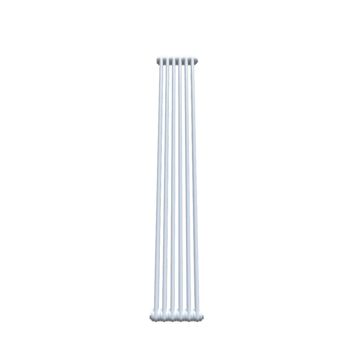 Bircham - White Vertical Column Radiator H1800mm x W296mm 2 Column - Feet Included