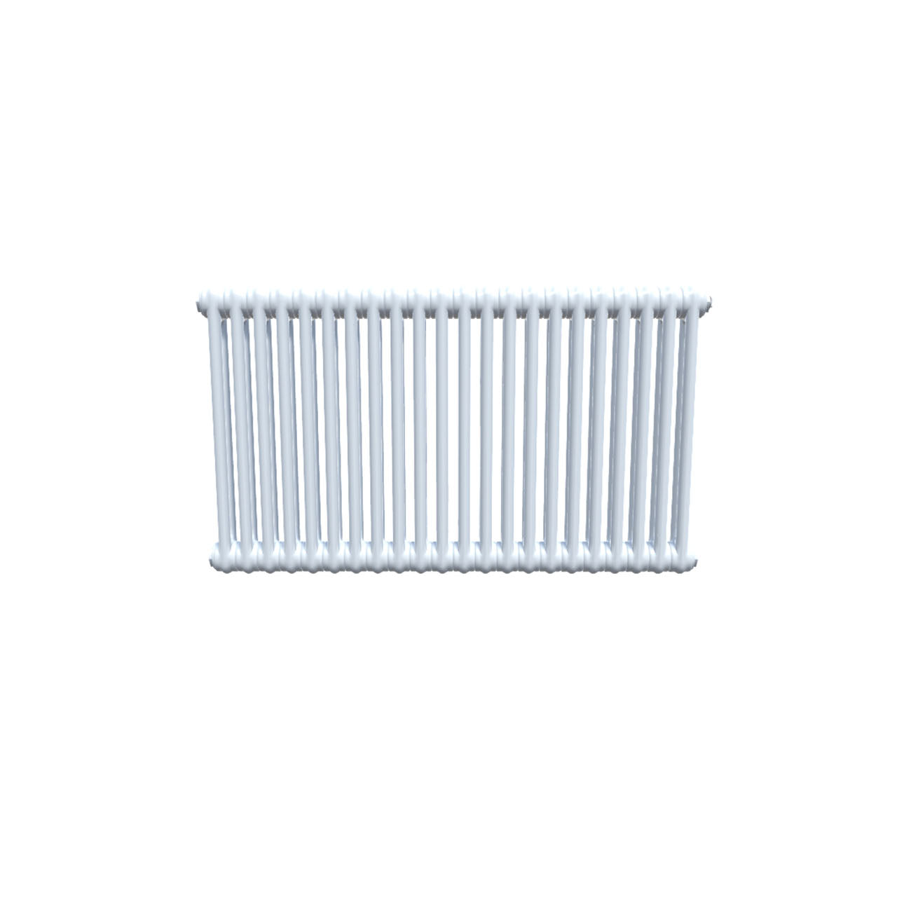 Bircham - White Column Radiator H600mm x W1016mm 2 Column - Feet Included