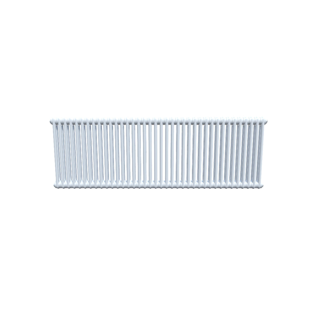Bircham - White Column Radiator H600mm x W1736mm 2 Column - Feet Included