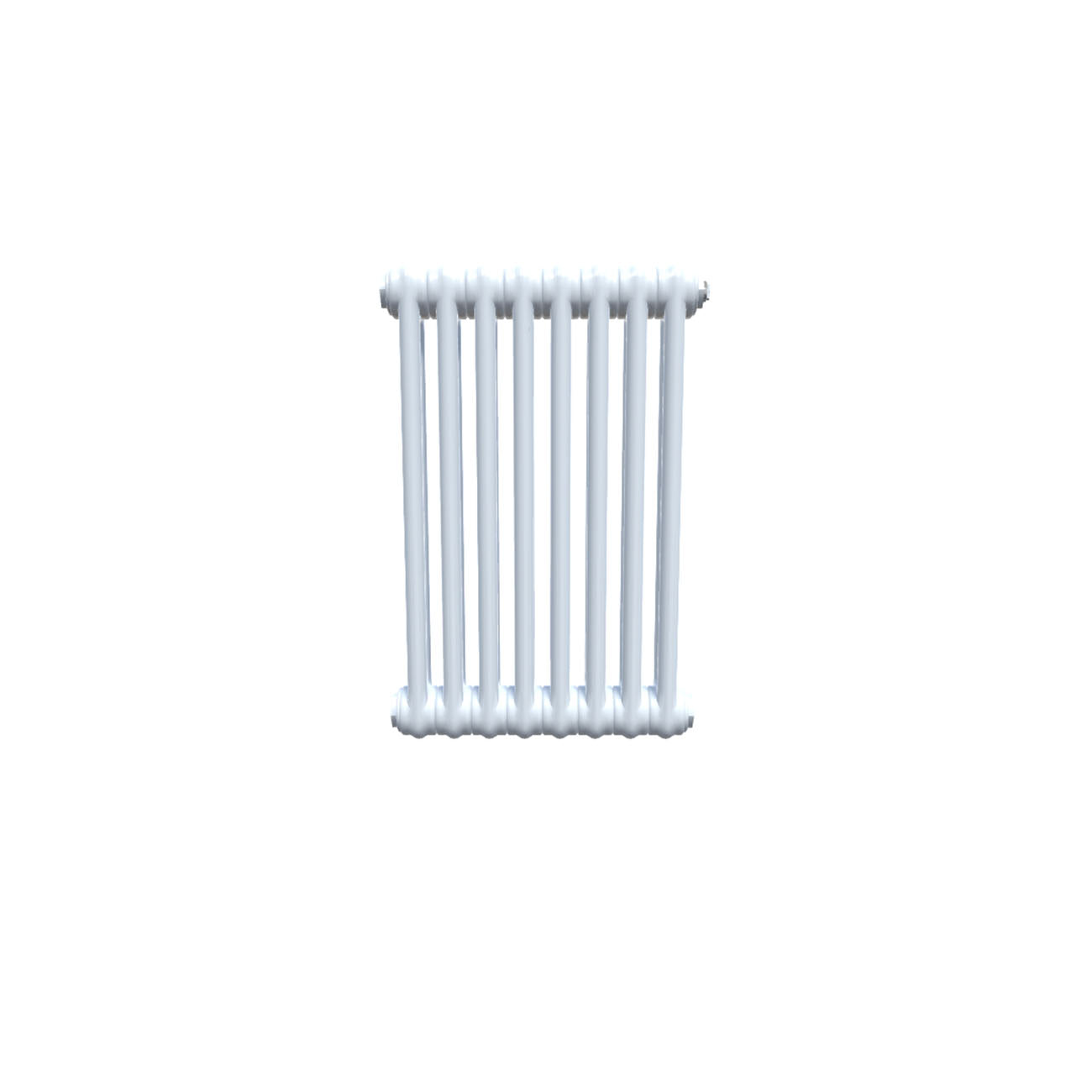 Bircham - White Column Radiator H600mm x W386mm 2 Column - Feet Included