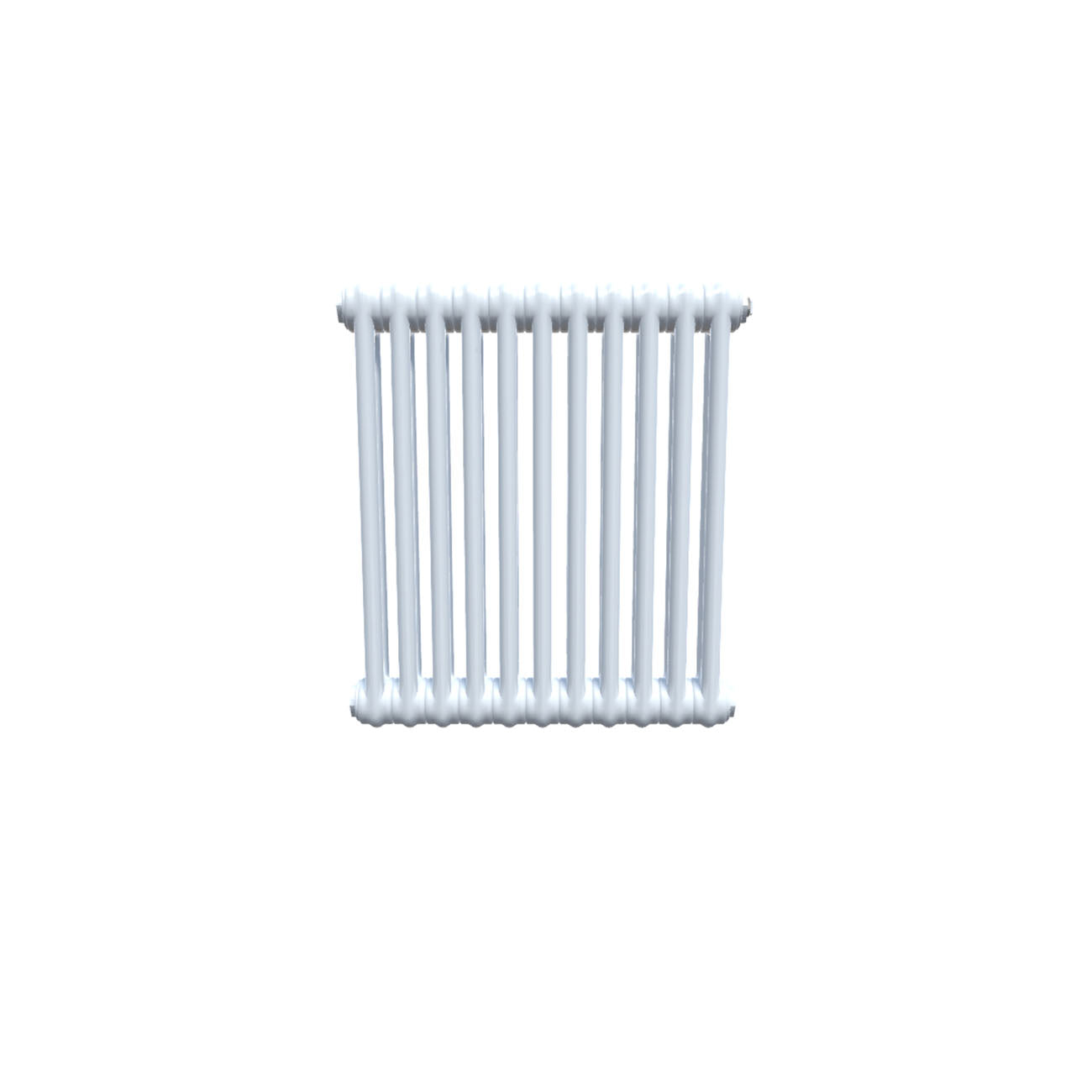 Bircham - White Column Radiator H600mm x W521mm 2 Column - Feet Included