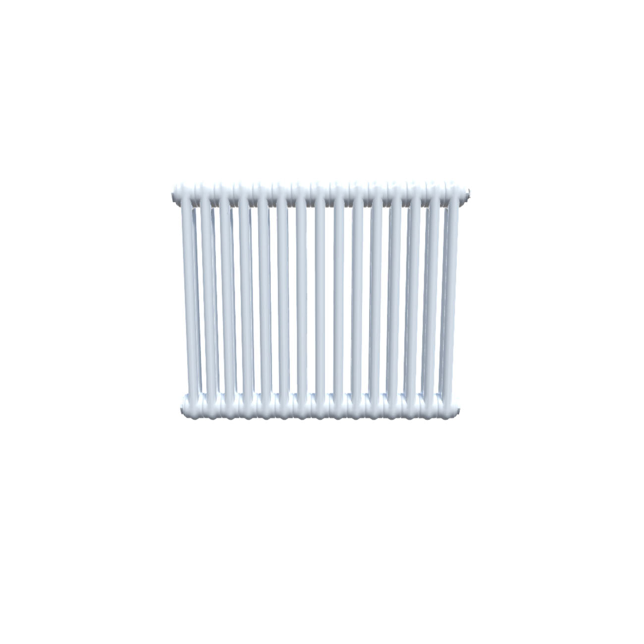 Bircham - White Column Radiator H600mm x W701mm 2 Column - Feet Included