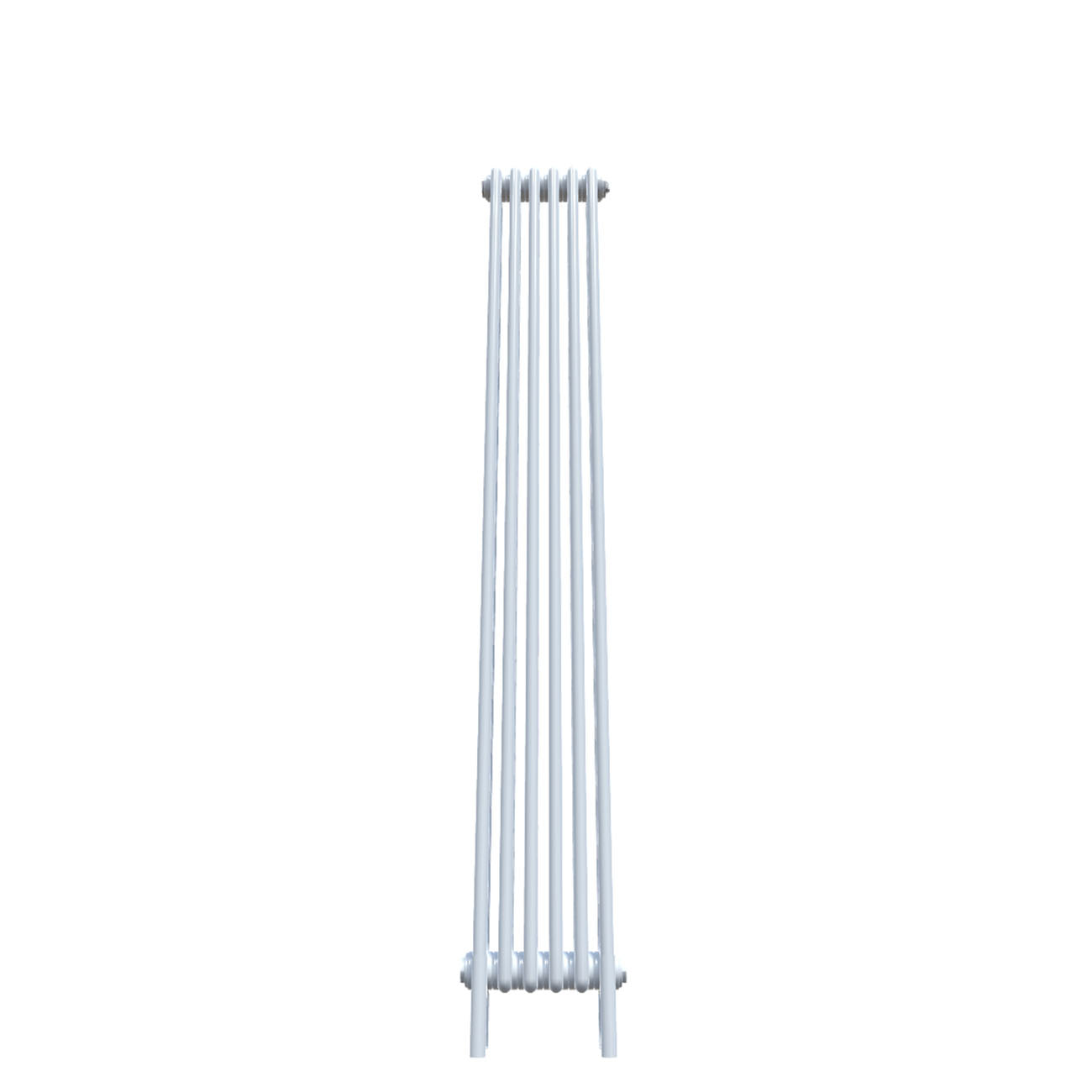 Bircham - White Vertical Column Radiator H1800mm x W296mm 3 Column - Feet Included