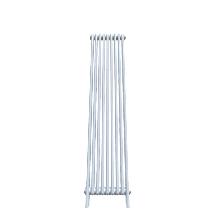 Bircham - White Vertical Column Radiator H1800mm x W431mm 3 Column - Feet Included