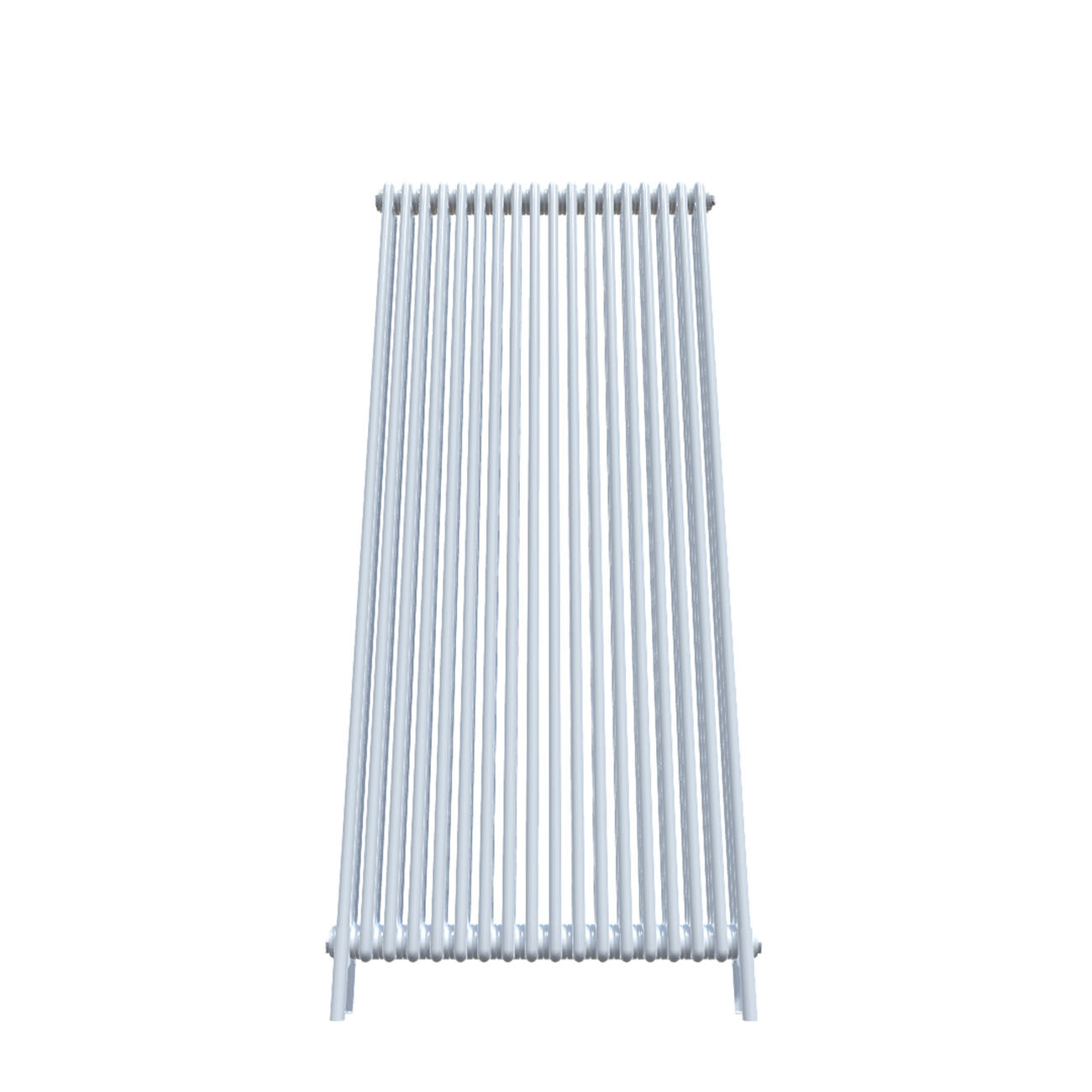 Bircham - White Vertical Column Radiator H1800mm x W836mm 3 Column - Feet Included