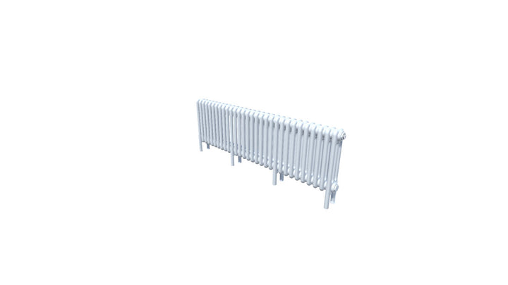 Bircham - White Column Radiator H400mm x W1376mm 3 Column