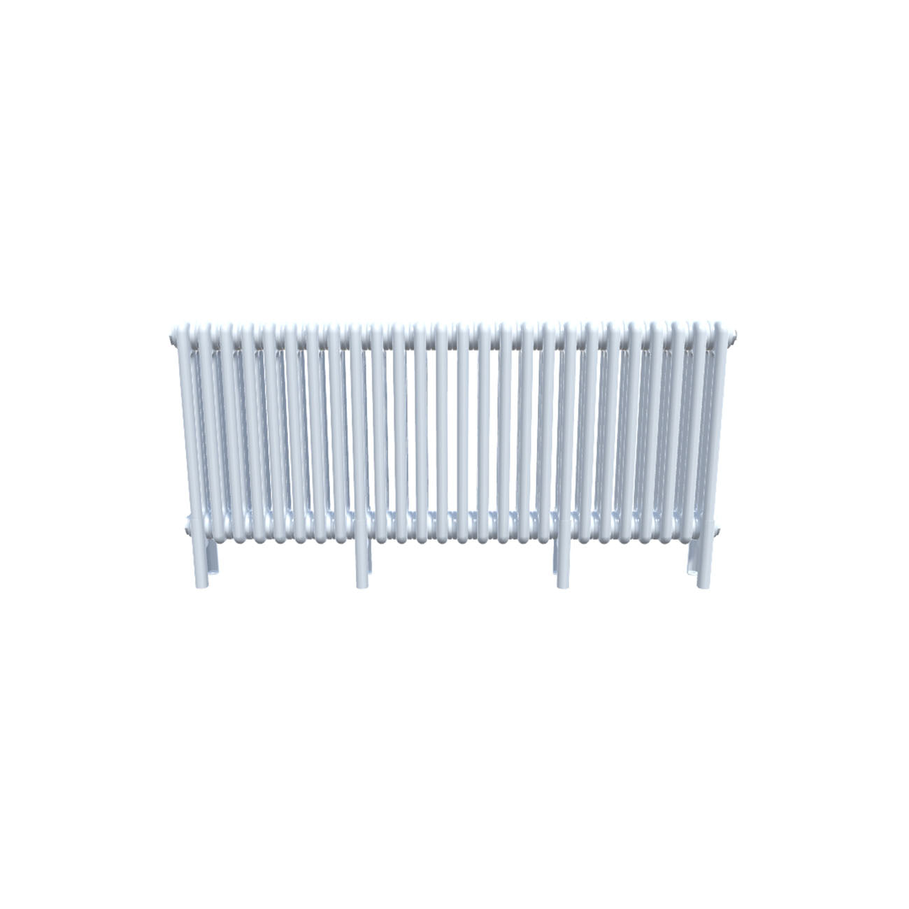 Bircham - White Column Radiator H500mm x W1196mm 3 Column - Feet Included
