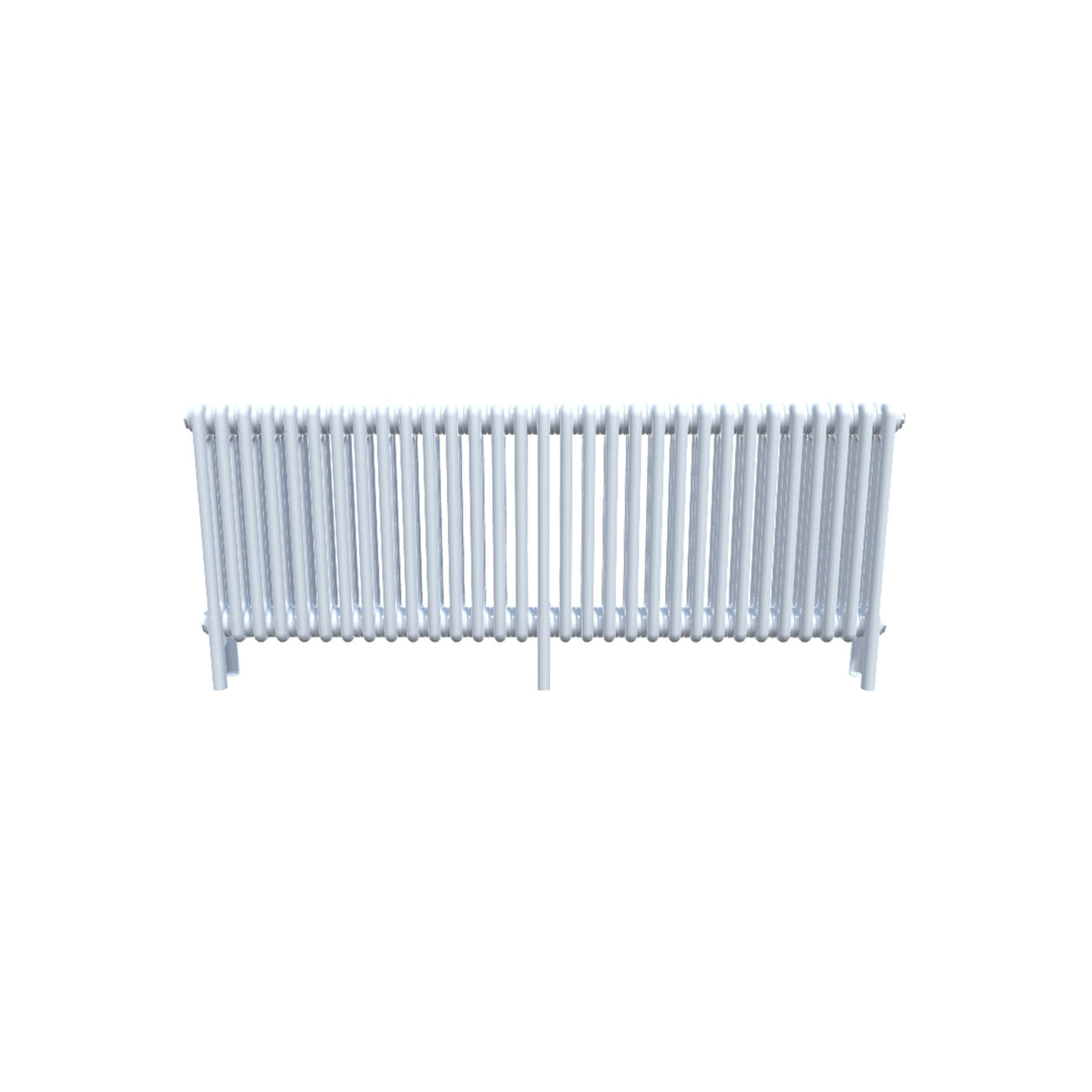 Bircham - White Column Radiator H500mm x W1421mm 3 Column - Feet Included