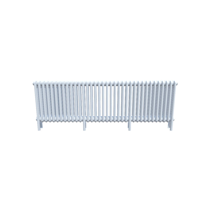 Bircham - White Column Radiator H500mm x W1646mm 3 Column - Feet Included