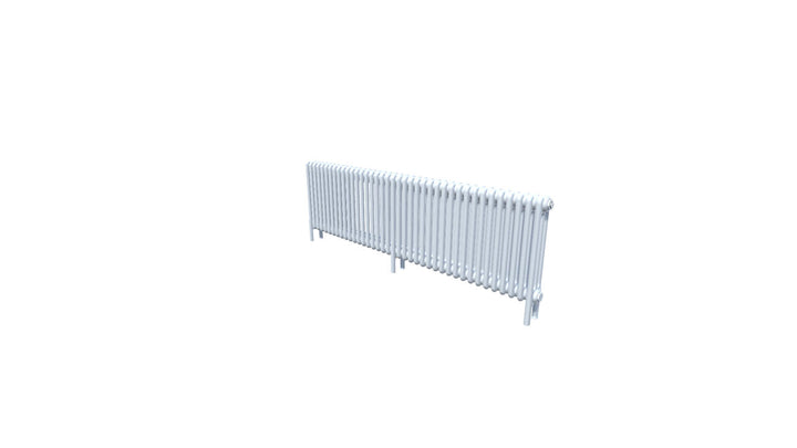Bircham - White Column Radiator H500mm x W1781mm 3 Column