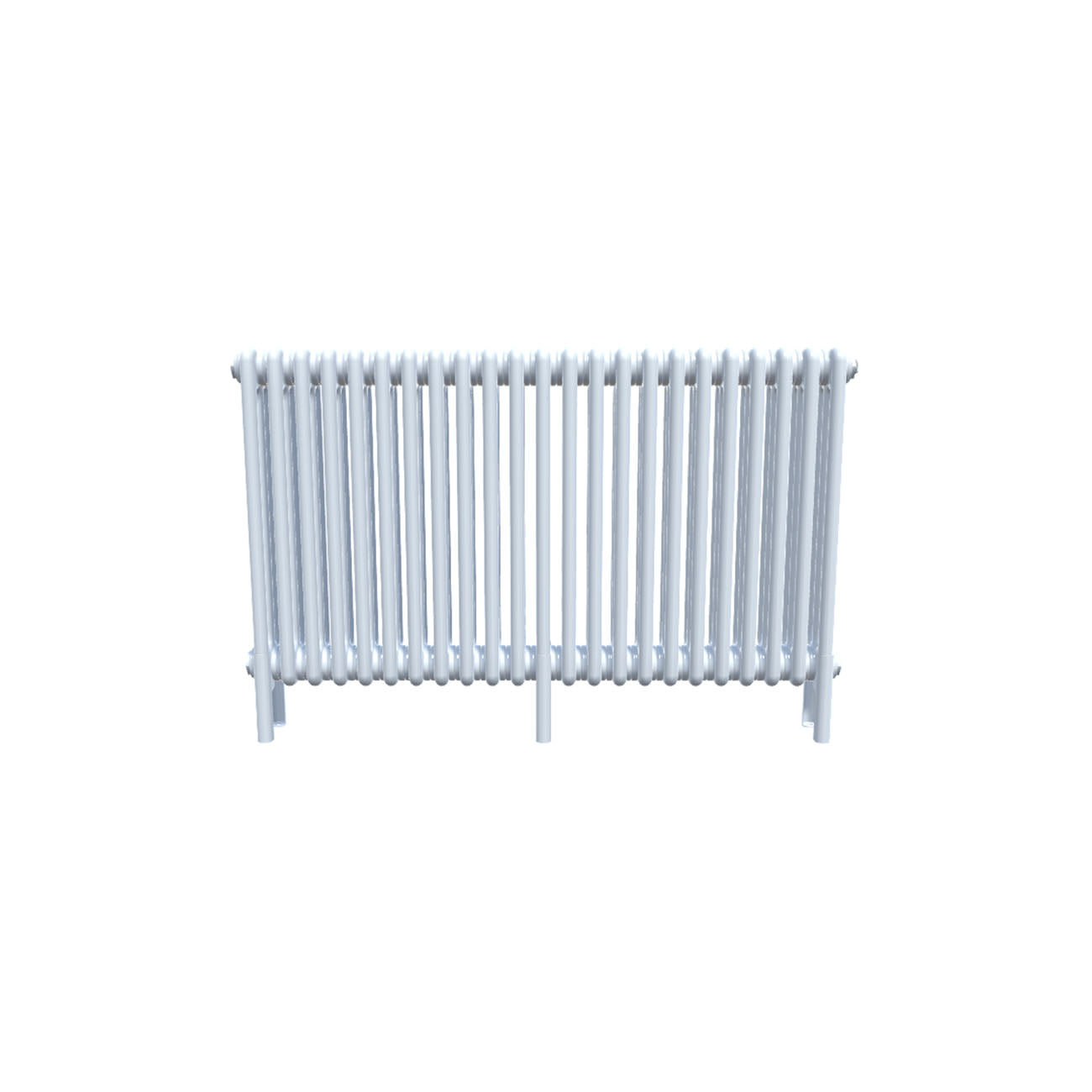 Bircham - White Column Radiator H600mm x W1061mm 3 Column - Feet Included