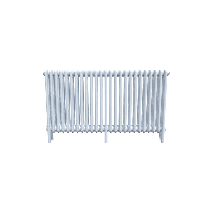 Bircham - White Column Radiator H600mm x W1151mm 3 Column - Feet Included