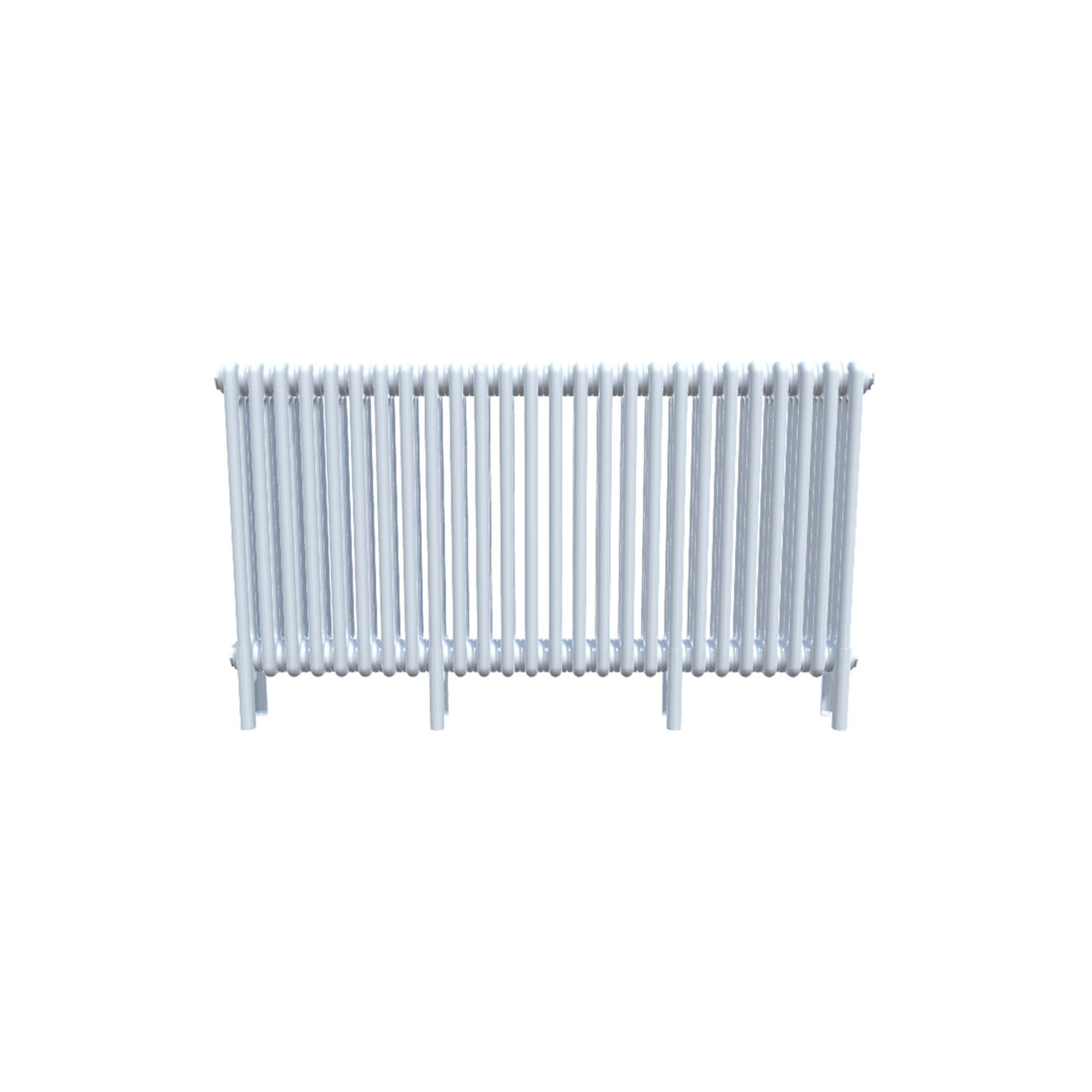 Bircham - White Column Radiator H600mm x W1196mm 3 Column - Feet Included