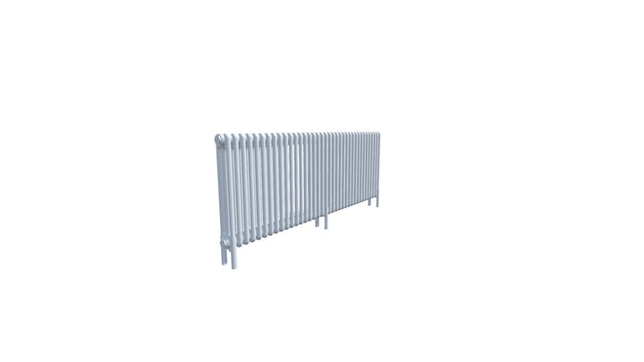 Bircham - White Column Radiator H600mm x W1691mm 3 Column