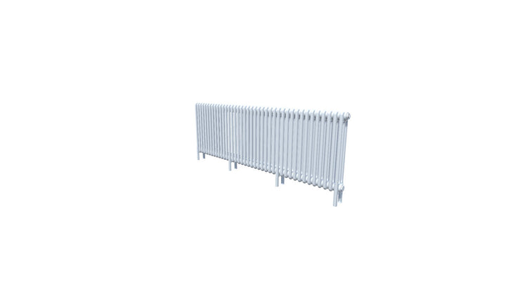Bircham - White Column Radiator H600mm x W1826mm 3 Column