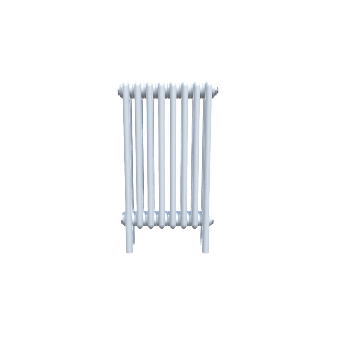 Bircham - White Column Radiator H600mm x W386mm 3 Column - Feet Included