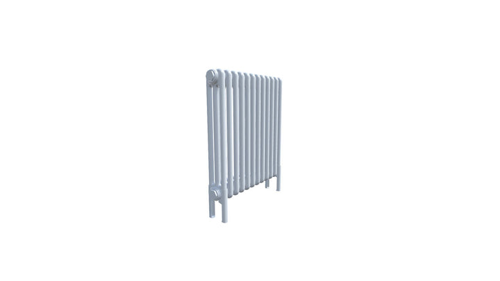 Bircham - White Column Radiator H600mm x W566mm 3 Column