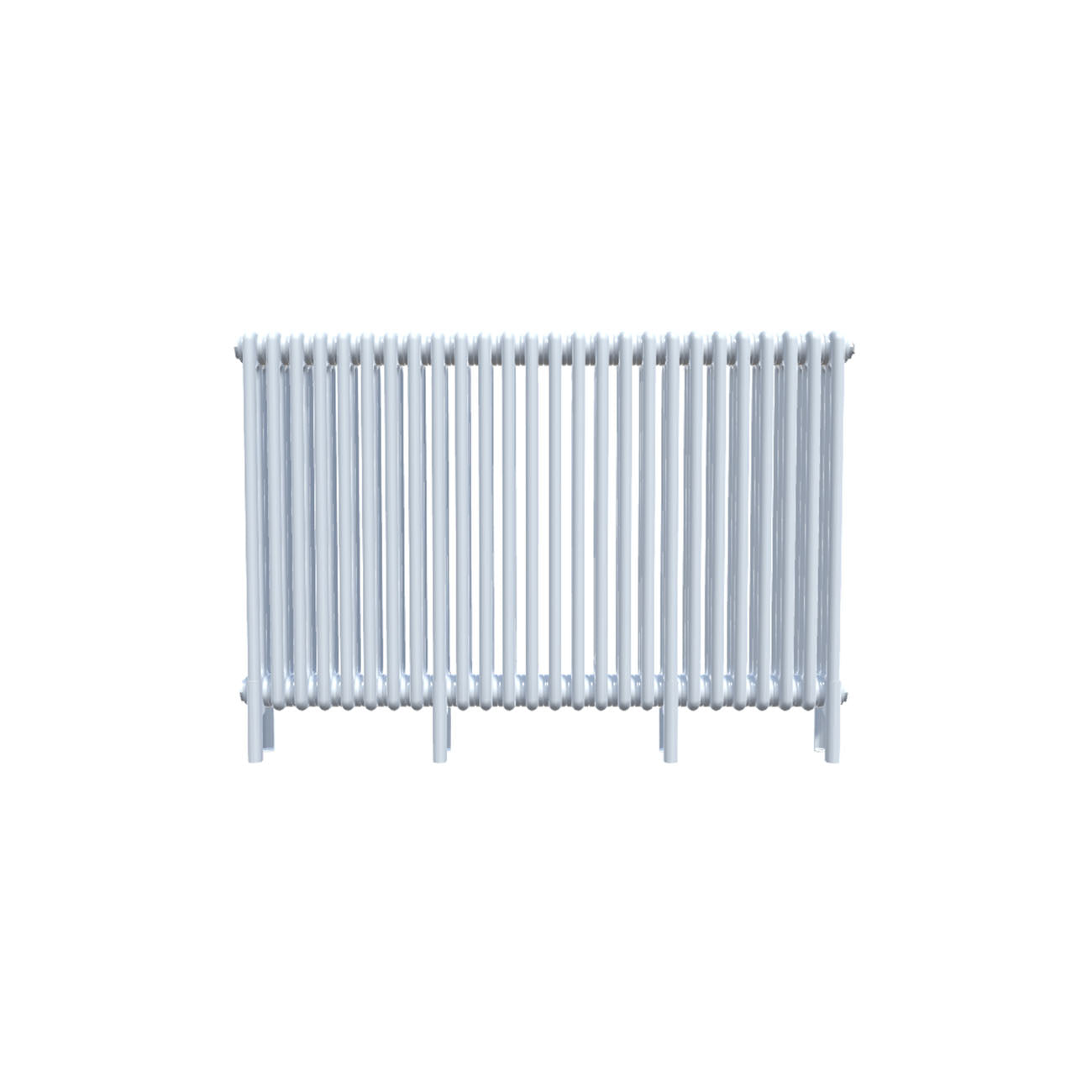 Bircham - White Column Radiator H750mm x W1196mm 3 Column - Feet Included