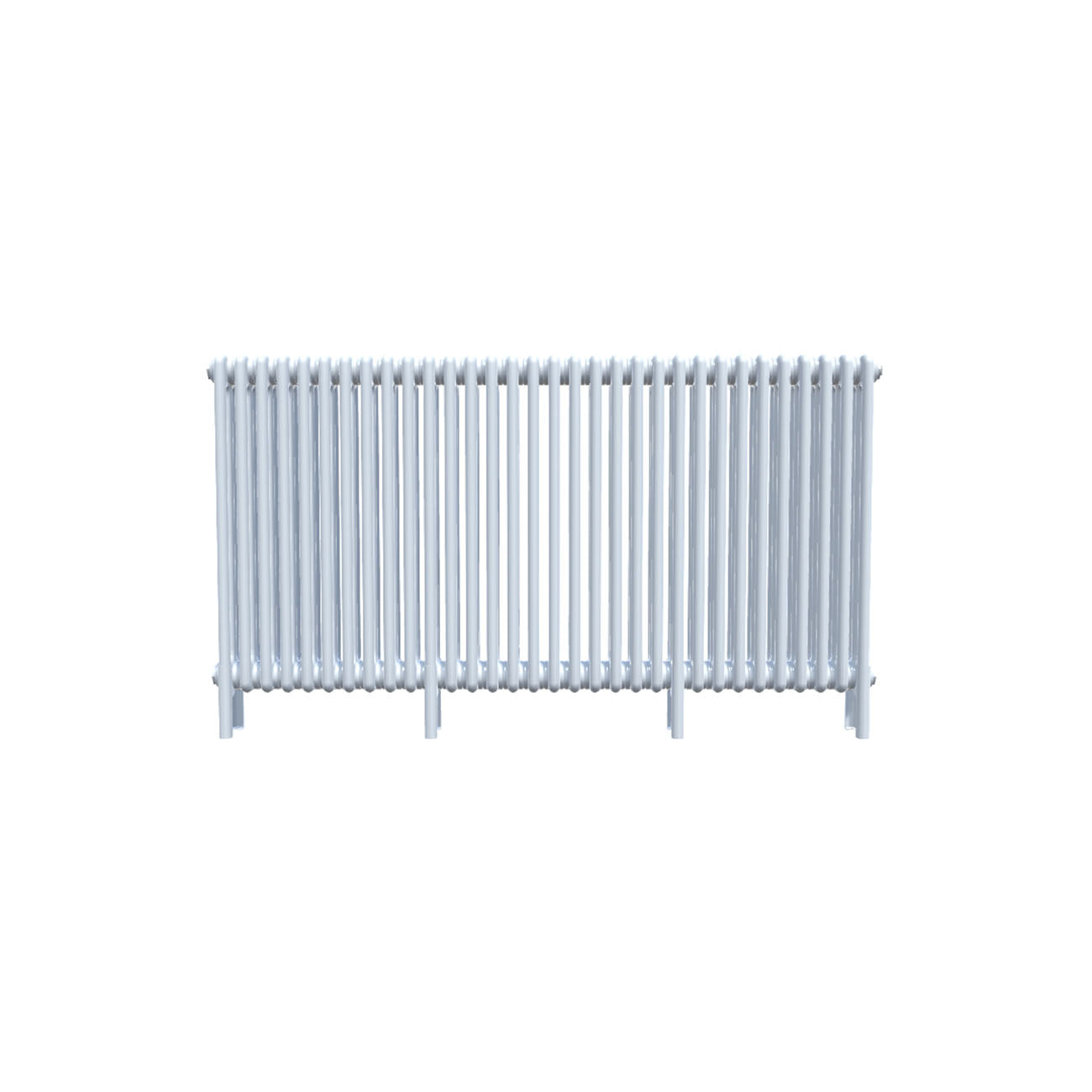 Bircham - White Column Radiator H750mm x W1466mm 3 Column - Feet Included