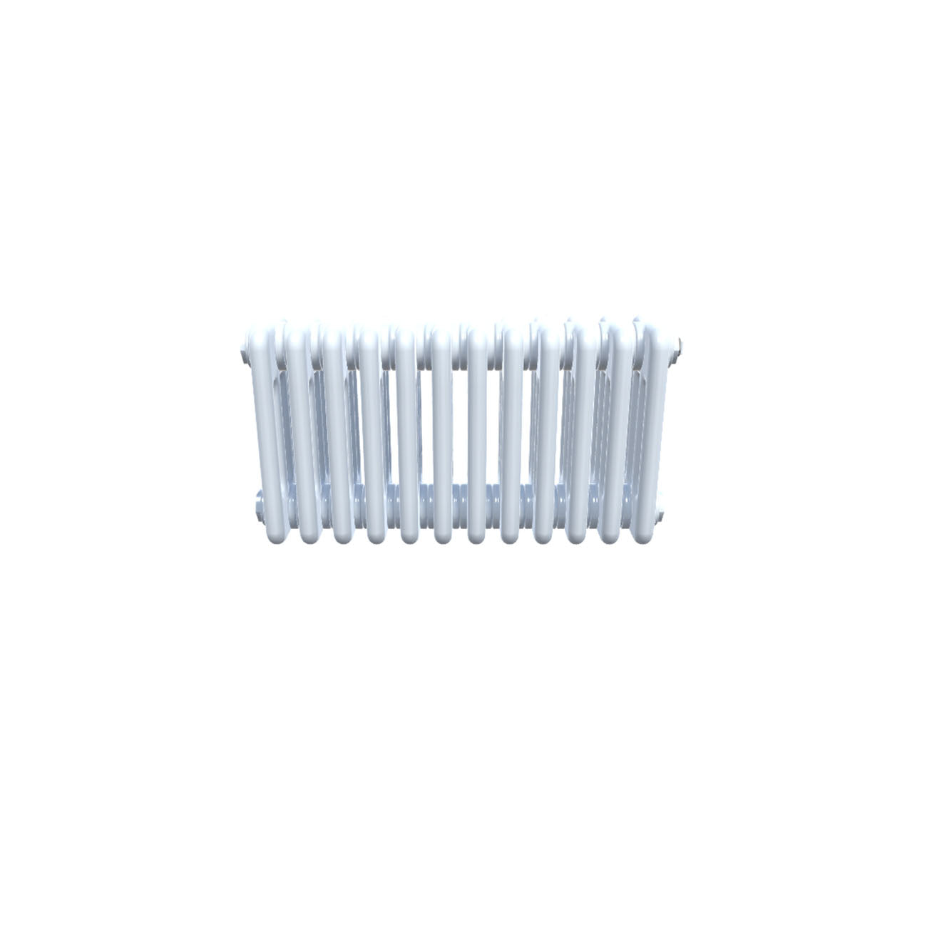 Bircham - White Column Radiator H300mm x W566mm 4 Column - Feet Included