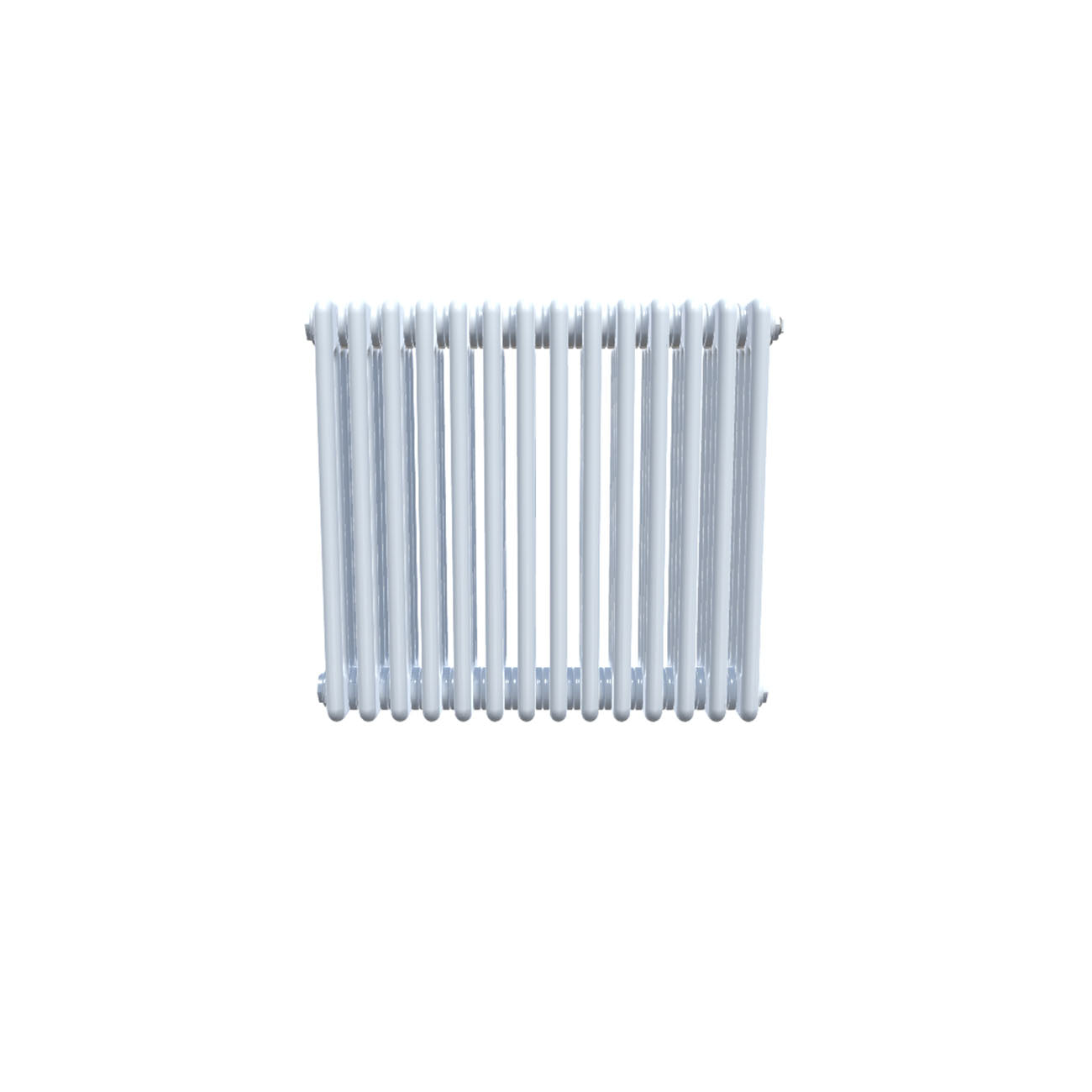 Bircham - White Column Radiator H600mm x W656mm 4 Column - Feet Included