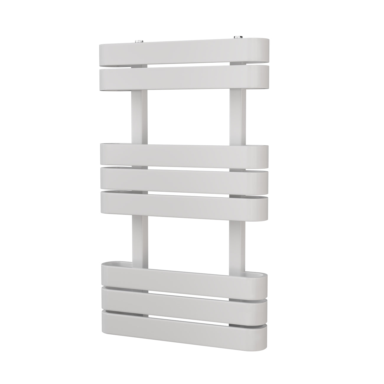 Alderley - White Wrap Around Towel Radiator - H850mm x W500mm