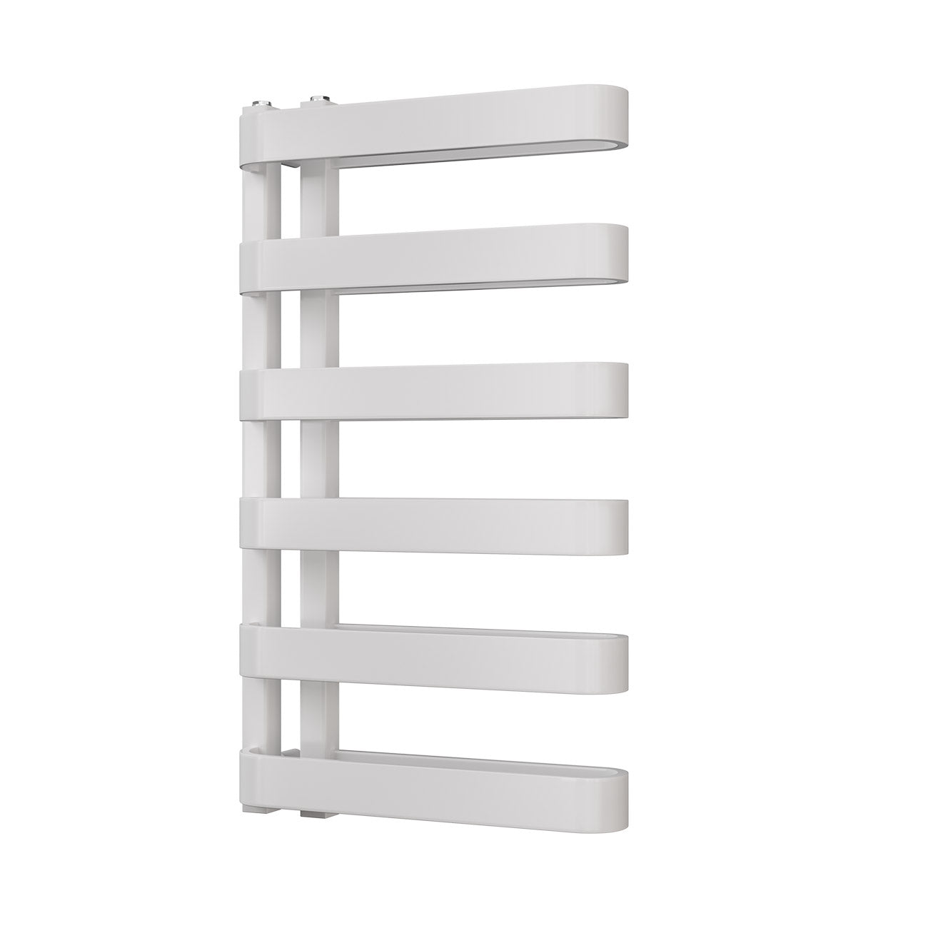 Brexton - White Side Bar Towel Radiator - H850mm x W500mm