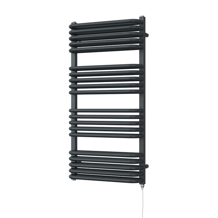 Crossmoor - Anthracite Electric Towel Rail H1000mm x W500mm 800w Standard