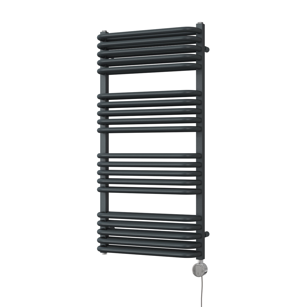 Crossmoor - Anthracite Electric Towel Rail H1000mm x W500mm 800w Thermostatic