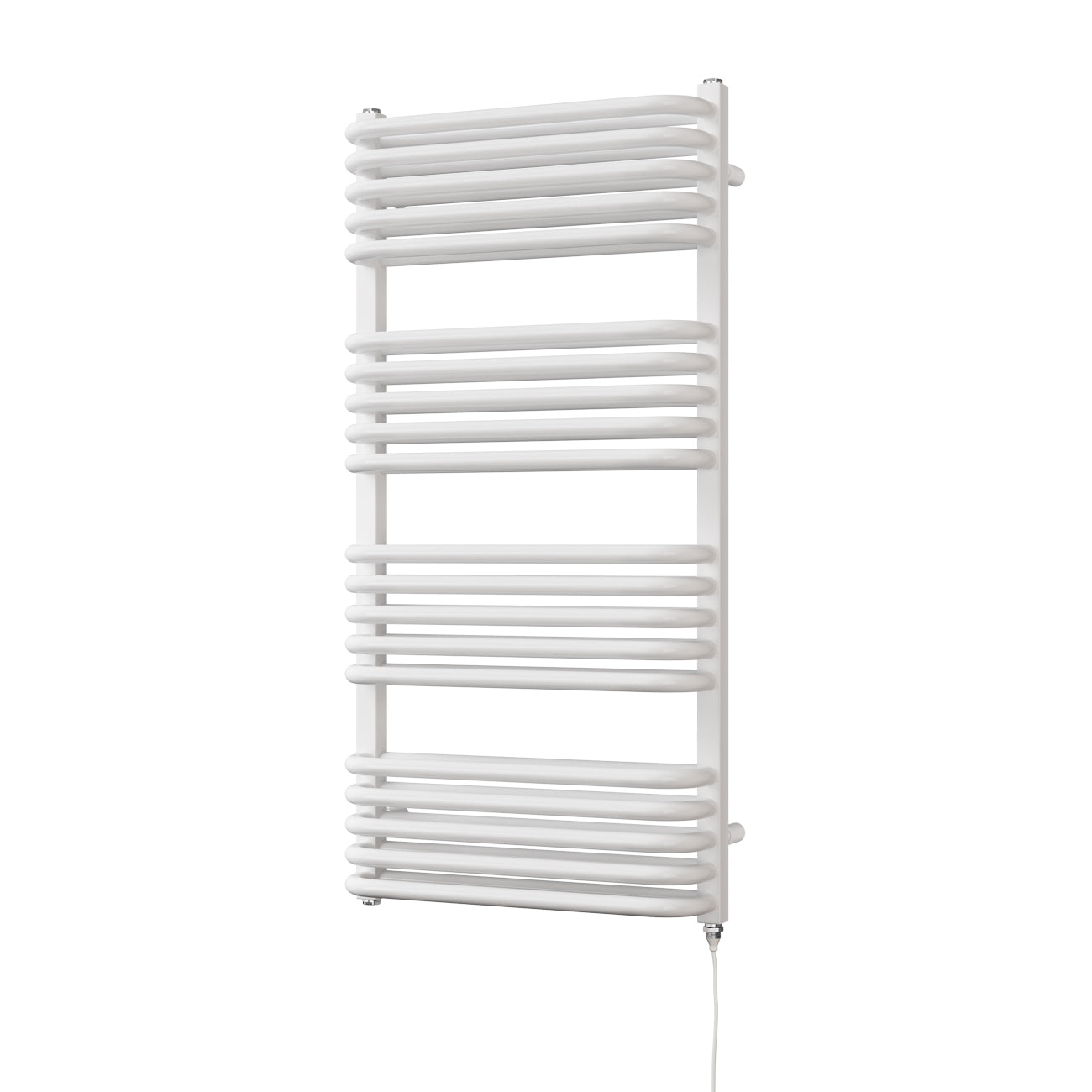 Crossmoor - White Electric Towel Rail H1000mm x W500mm 800w Standard