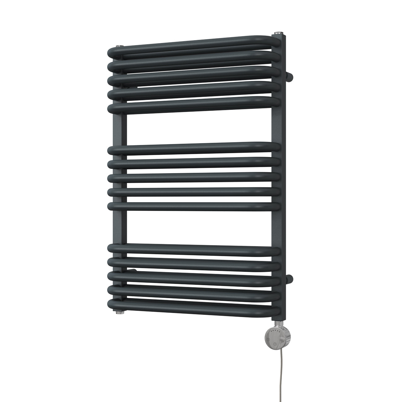 Crossmoor - Anthracite Electric Towel Rail H736mm x W500mm 600w Thermostatic