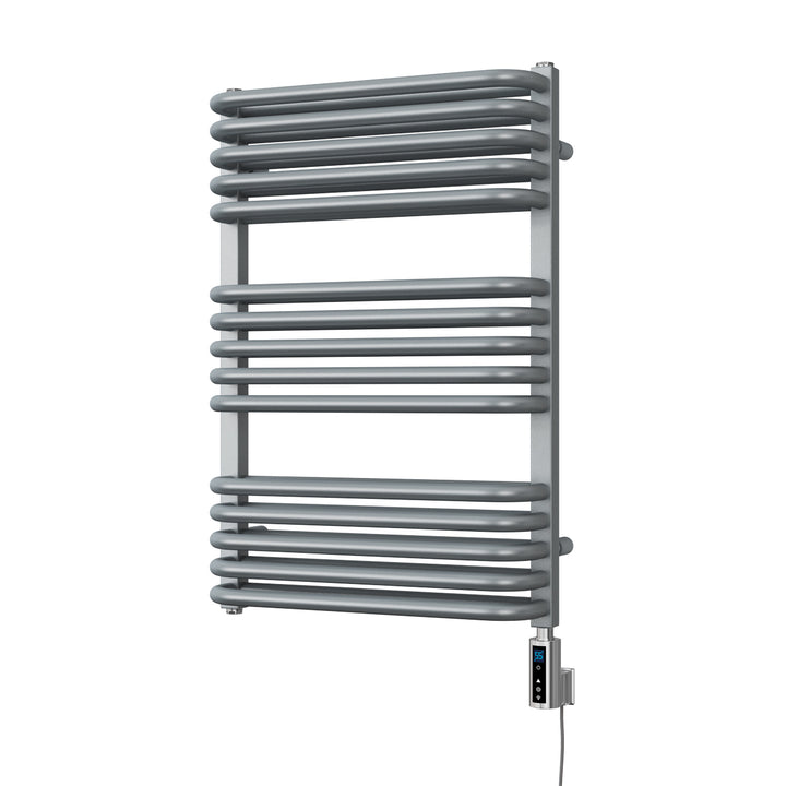 Crossmoor - Silver Electric Towel Rail H736mm x W500mm 600w Thermostatic WIFI