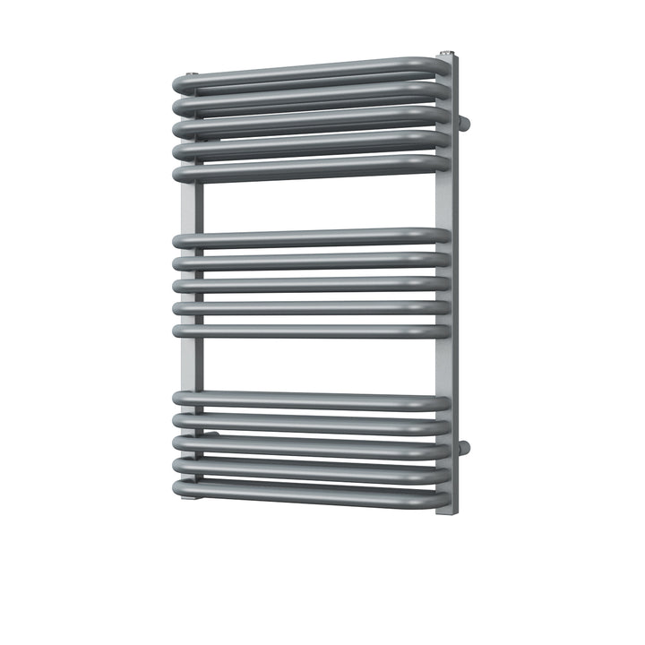 Crossmoor - Silver Towel Radiator - H736mm x W500mm
