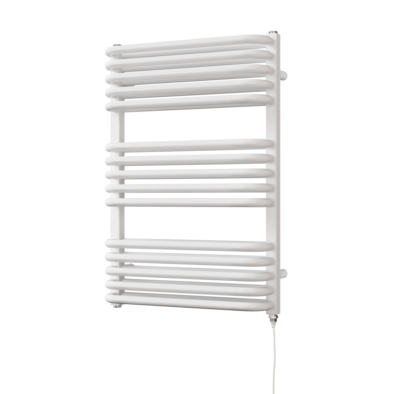 Crossmoor - White Electric Towel Rail H736mm x W500mm 600w Standard