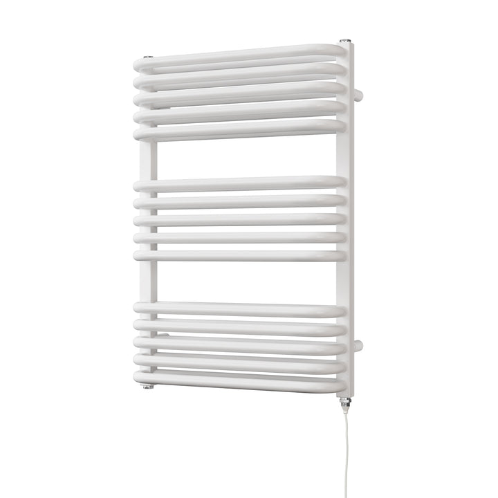 Crossmoor - White Electric Towel Rail H736mm x W500mm 600w Standard