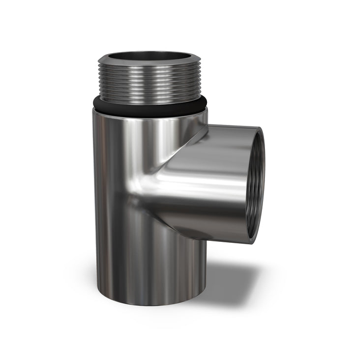 Talus - Chrome Radiator T-Piece 1/2" BSP