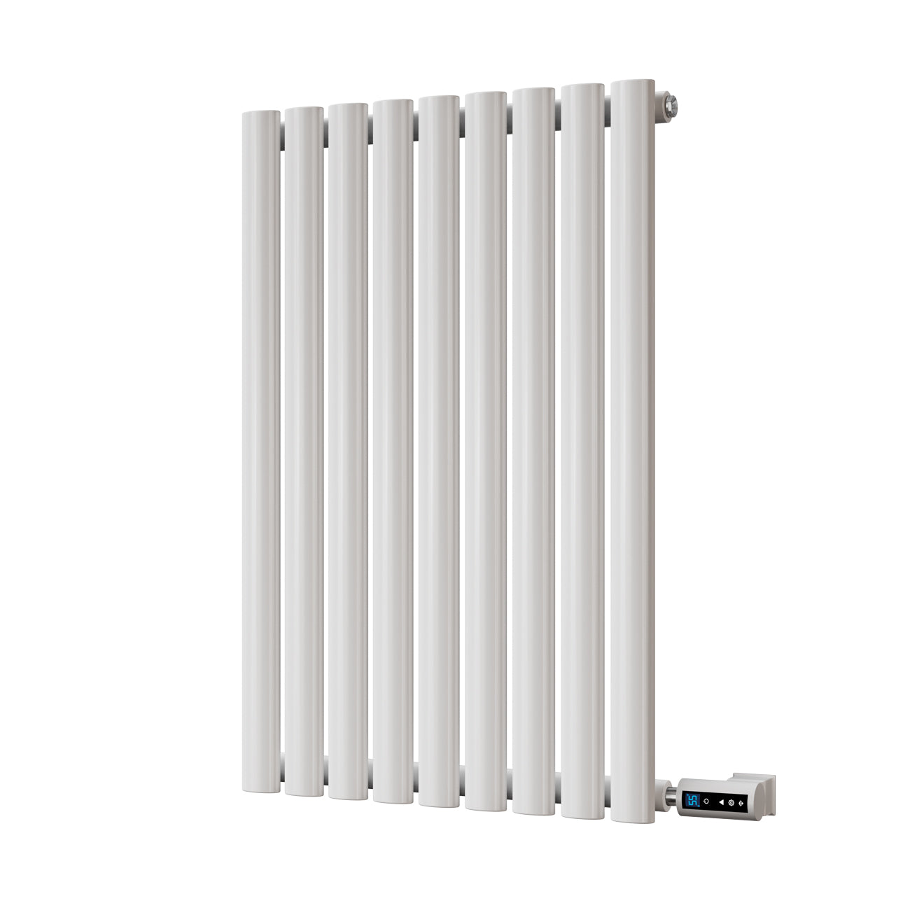 Omeara - White Horizontal Electric Radiator H800mm x W522mm Single Panel 500w Thermostatic WIFI