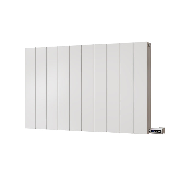 Thetford - White Horizontal Electric Radiator Double PanelH600mm x W936mm Smooth 900w Thermostatic WIFI