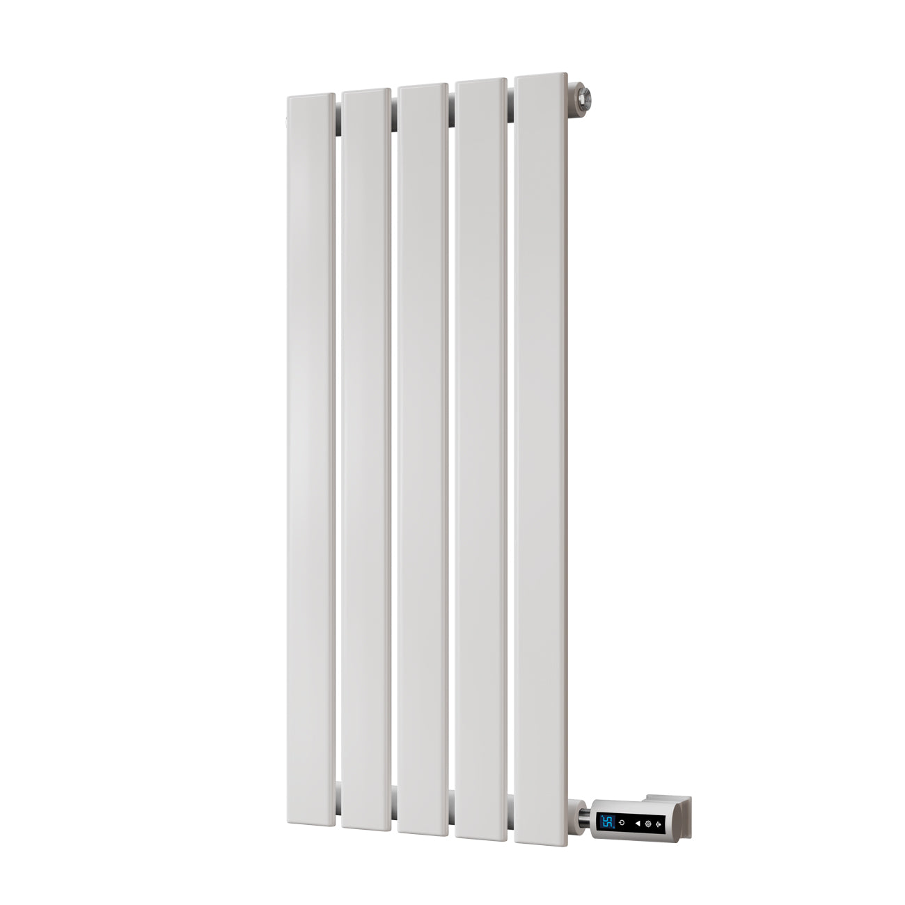 Typhoon - White Horizontal Electric Radiator H800mm x W340mm Single Panel 200w Thermostatic WIFI