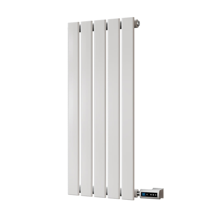 Typhoon - White Horizontal Electric Radiator H800mm x W340mm Single Panel 200w Thermostatic WIFI