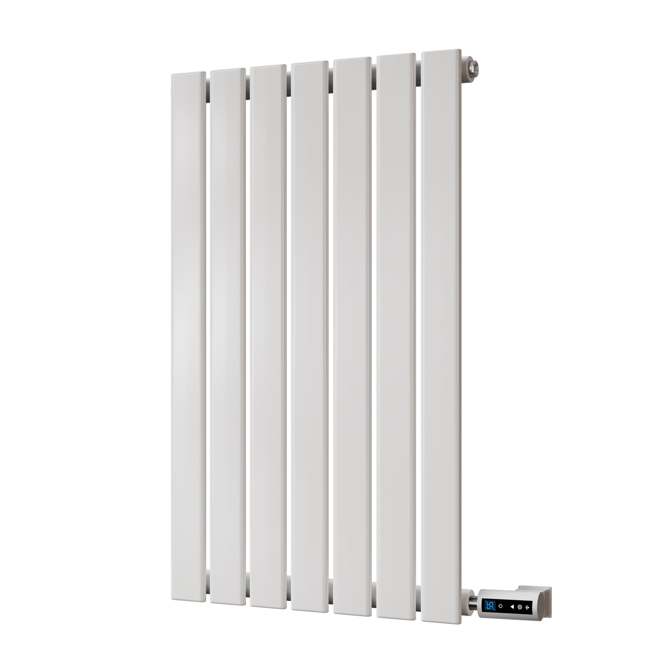 Typhoon - White Horizontal Electric Radiator H800mm x W476mm Single Panel 400w Thermostatic WIFI